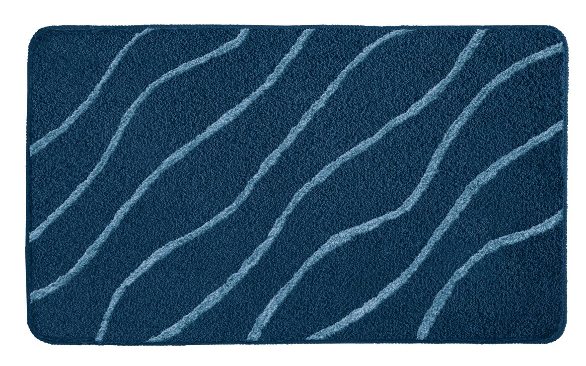 Kleine Wolke Tram dywanik łazienkowy 100x60 cm niebieski 9189783360