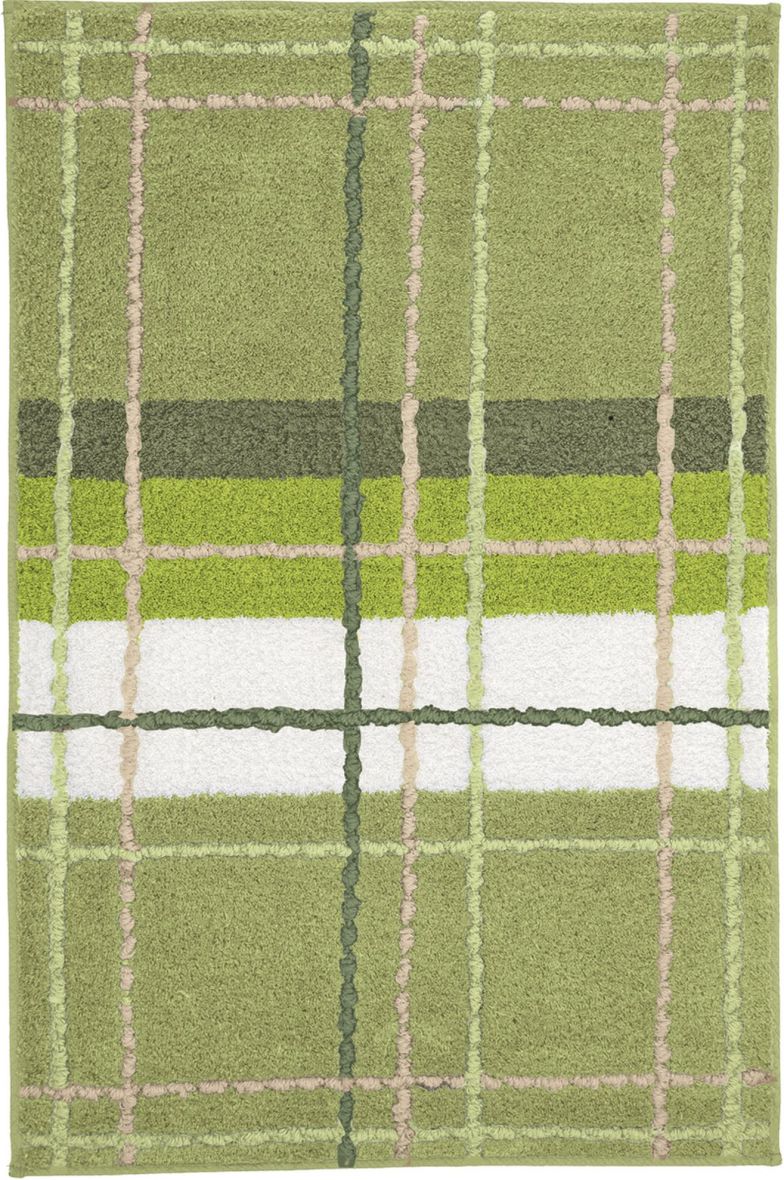 Kleine Wolke Kara dywanik łazienkowy 50x60 cm poliakryl zielony 5543616433