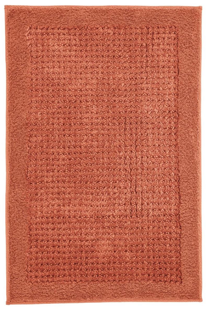 Kleine Wolke Net dywanik łazienkowy 90x60 cm pomarańczowy 9171304519