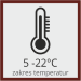 Regulacja temperatury 5-22°C