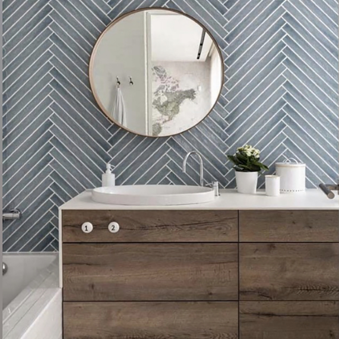 Amadis Newport płytka ścienna 50x5 cm niebieska