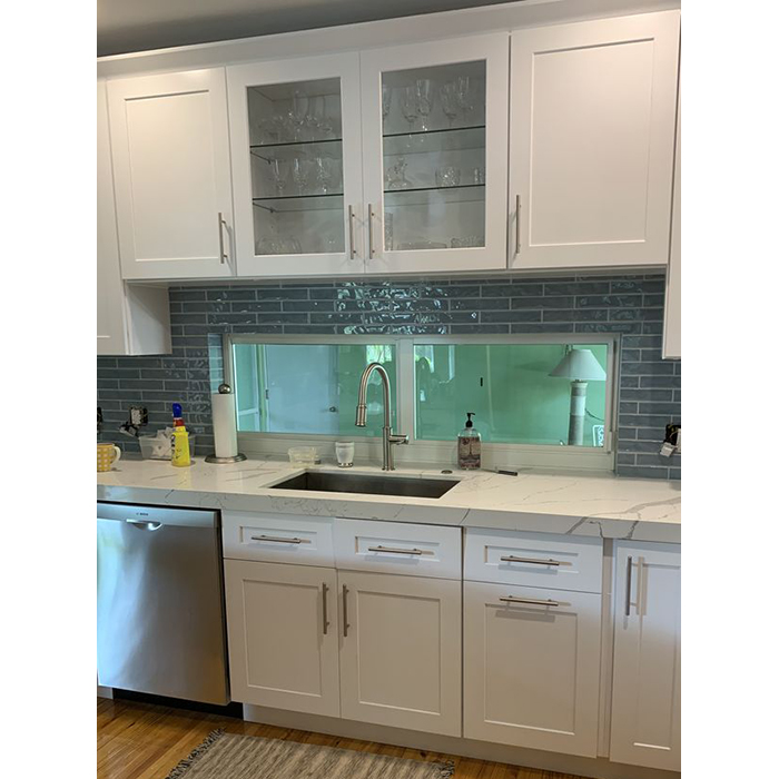 Amadis Boston dekor ścienny 25x5 cm niebieska