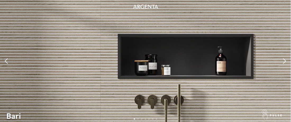 Argenta Bari dekor ścienny 120x60 cm beżowa-szara