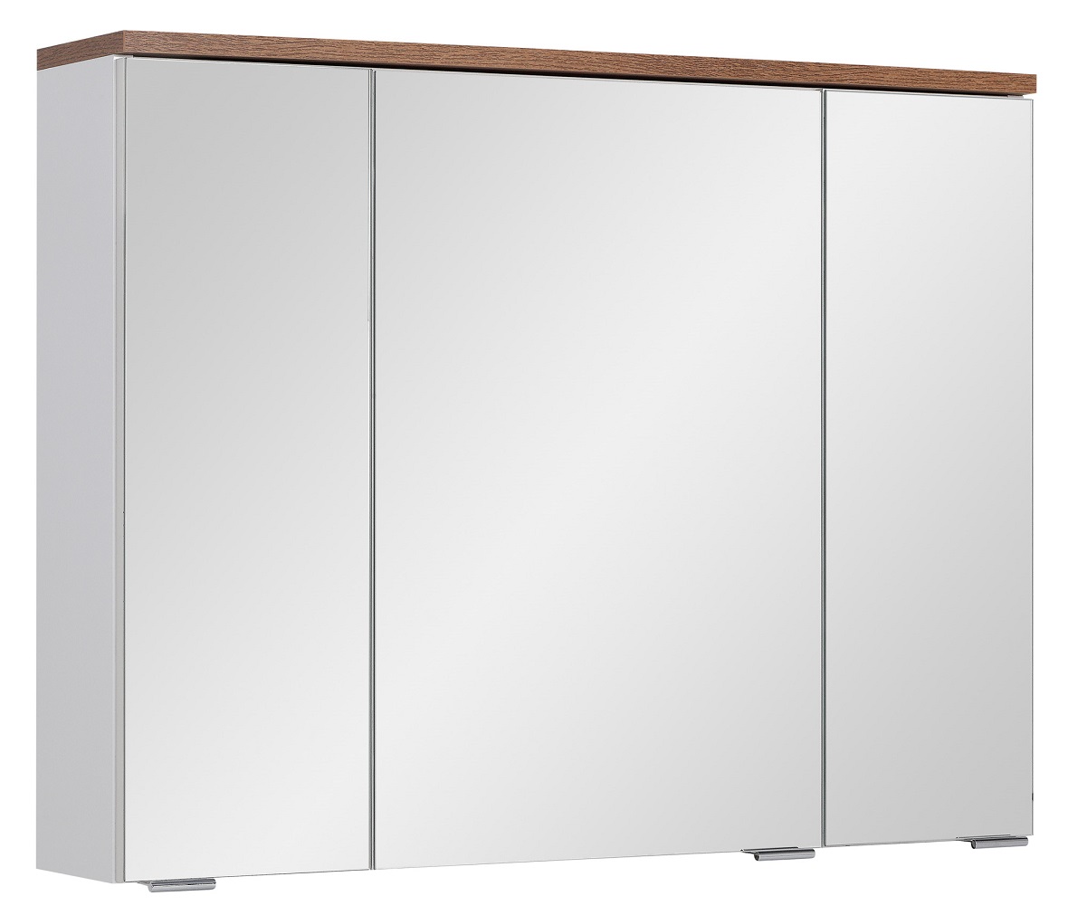 Astor Spek szafka 80 cm lustrzana biały połysk AM-KLS-800-C7