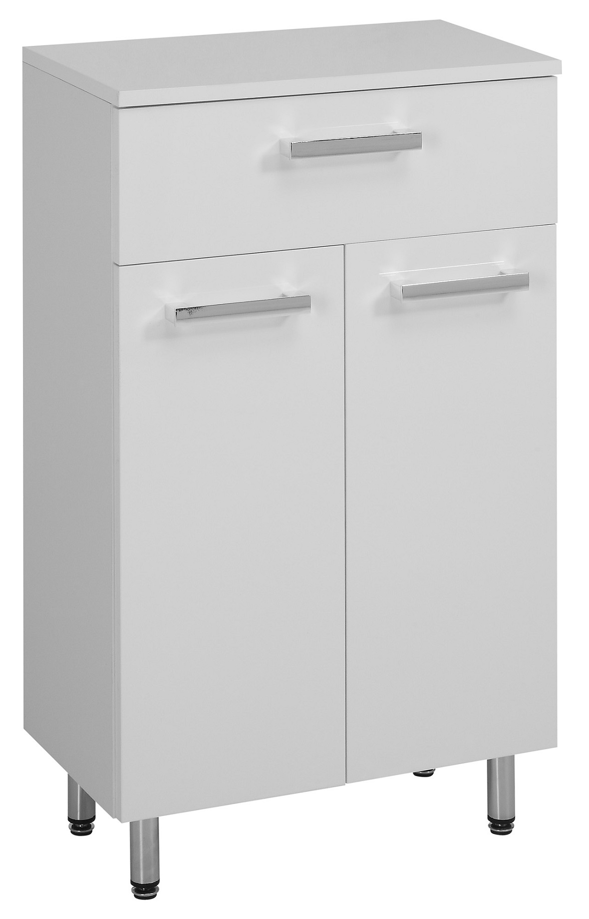 Astor Lupo szafka boczna 84 cm stojąca biały połysk AM-LUC-150-07