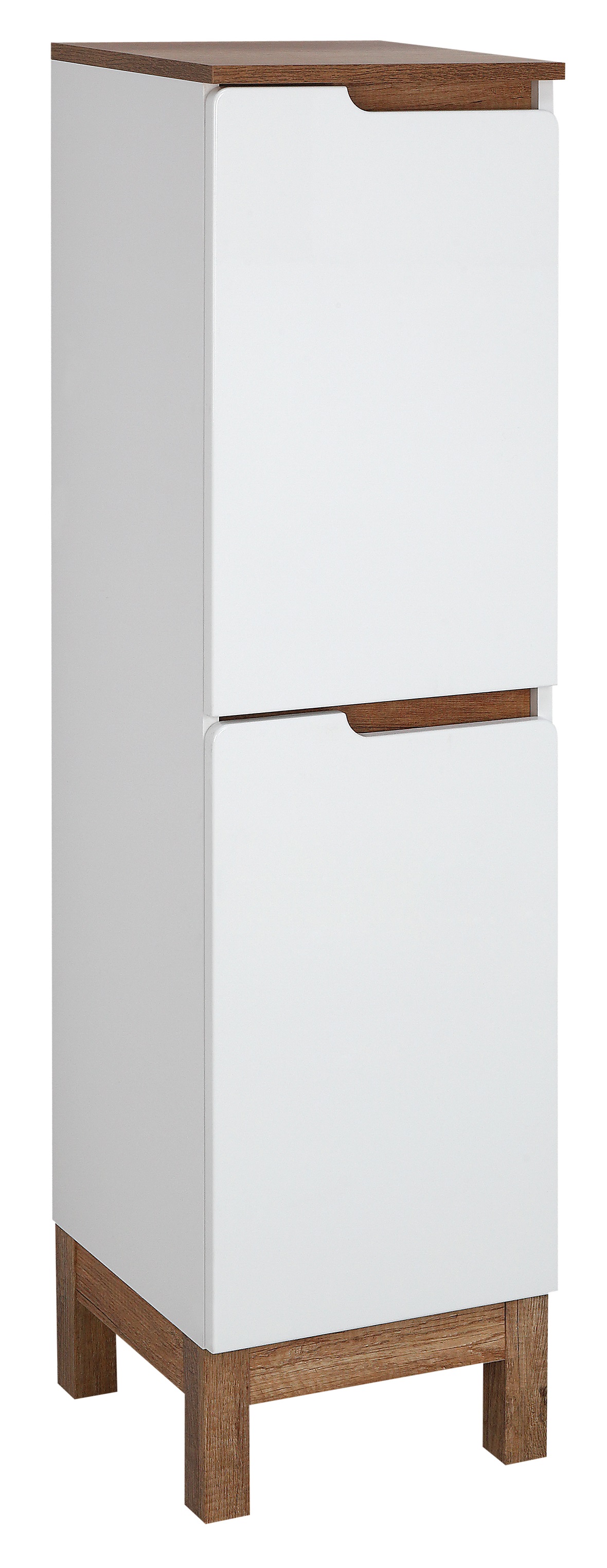 Astor Spek szafka boczna 127 cm stojąca biały połysk AM-SKS-130-70