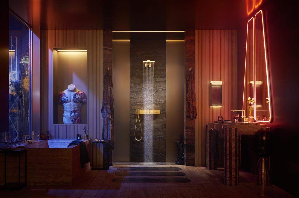 Axor Universal Rectangular wieszak na ręcznik nikiel szczotkowany 42611820