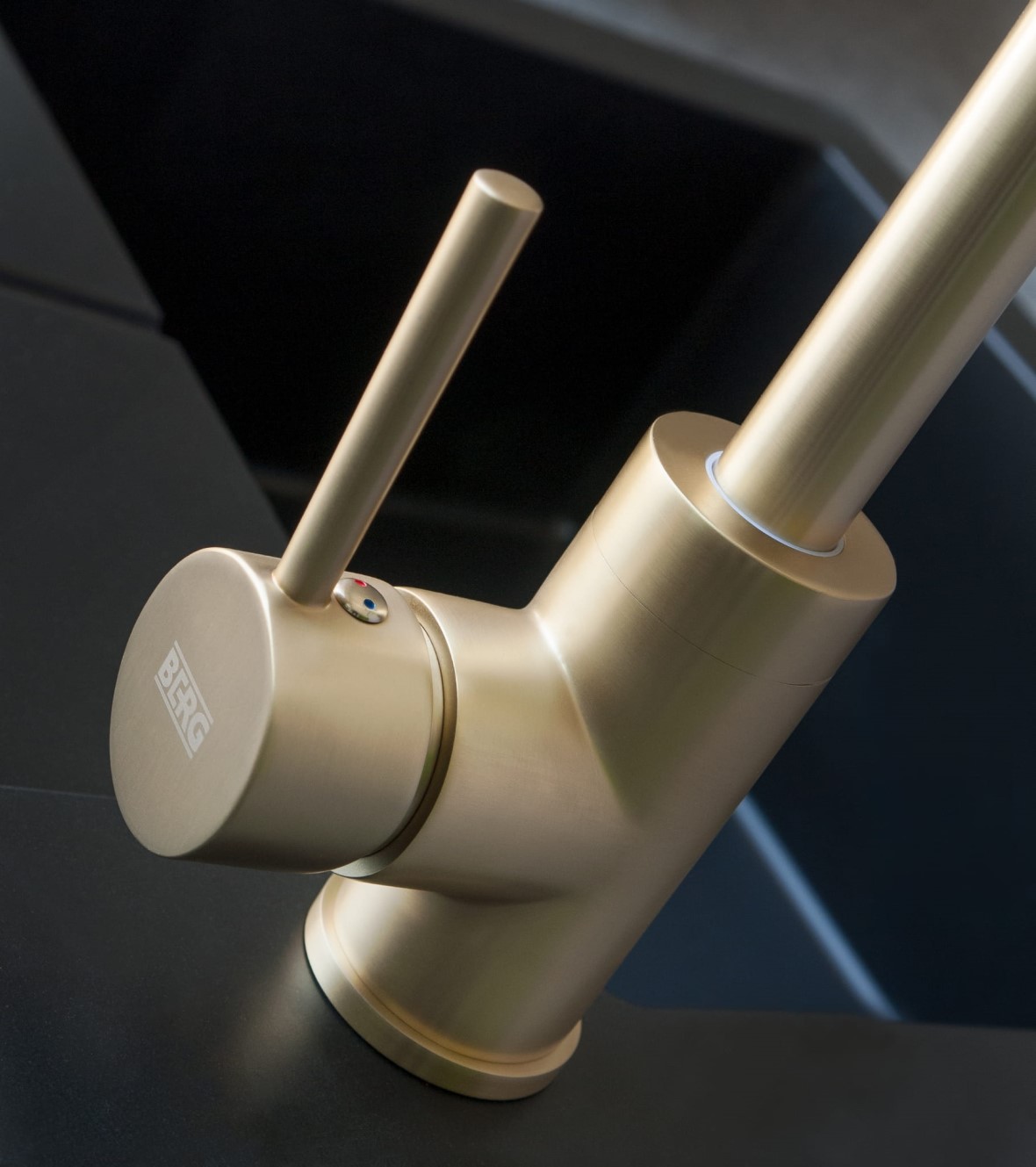 Berg Light Gold Pro bateria kuchenna stojąca złota 830008BG