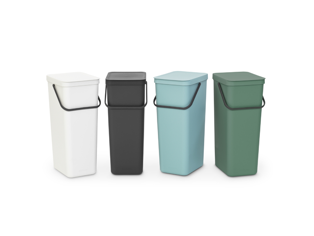 Brabantia Sort & Go pojemnik na odpady 40 l do segregacji ciemny szary 251047