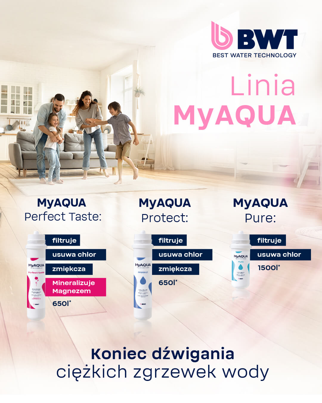 BWT Myaqua PURE filtr podzlewozmywakowy 125558001-C