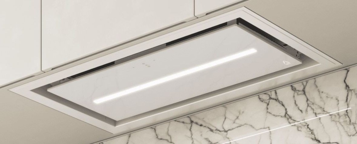 Ciarko Design Uno okap kuchenny 74 cm podszafkowy biały CDZ7404B