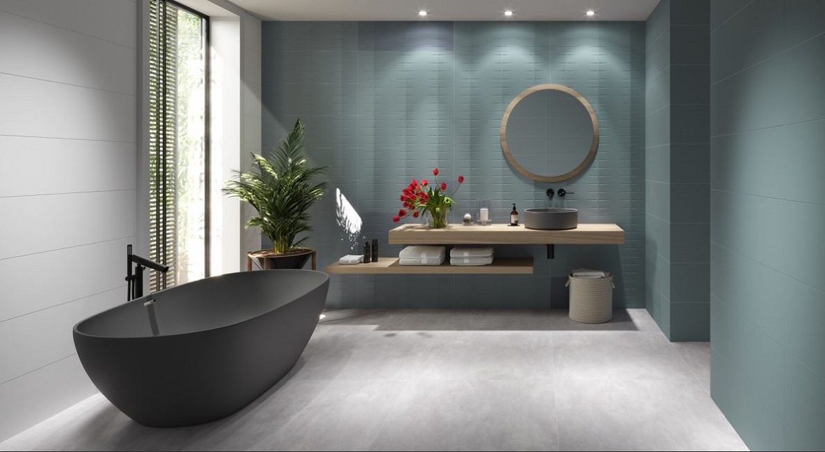 Cristacer Colormatt Aqua płytka ścienna 90x30 cm