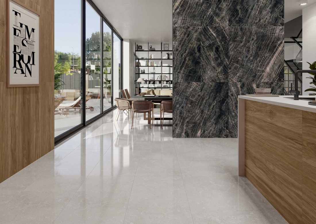 Cristacer Limestone płytka ścienno-podłogowa 120x60 cm szara-mix kolorów