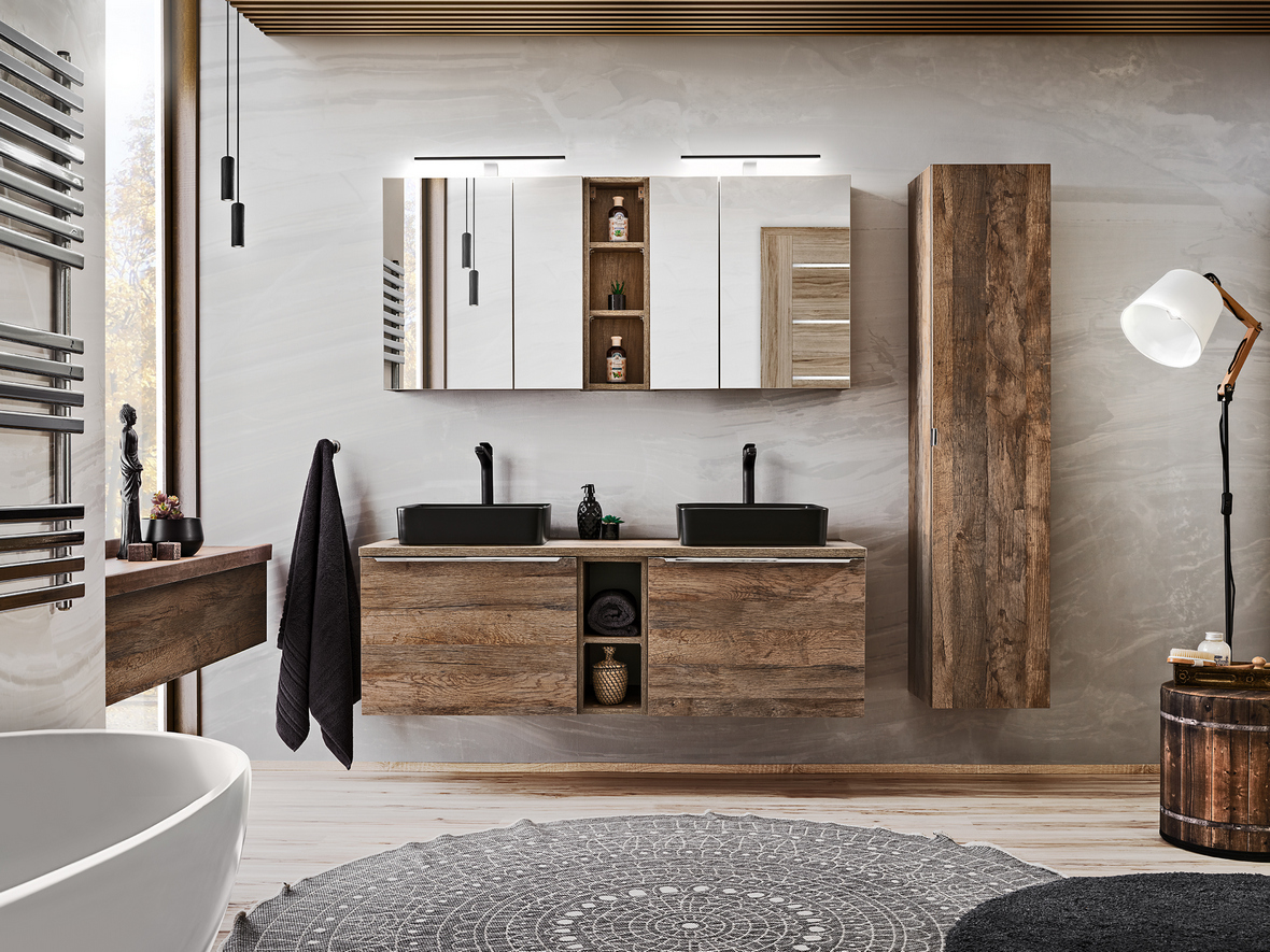 Comad Santa Fe Oak regał górny Dąb Vintage SANTAFEOAK83-01-A