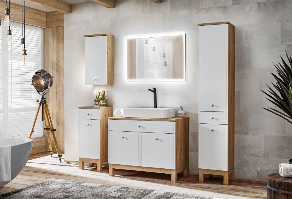 Comad Alice lustro 68x83 cm prostokątne rama czarna LUSTROALICE80