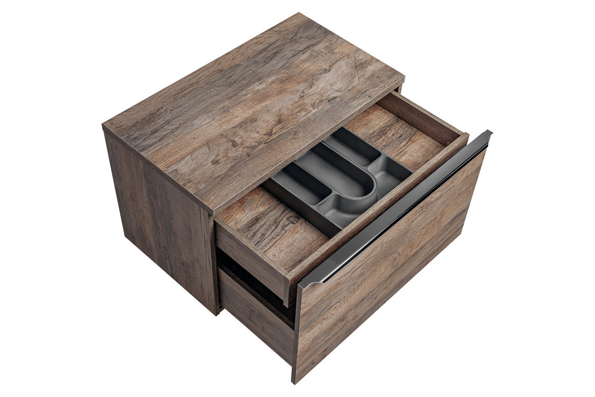 Comad Sante Fe Oak blat naszafkowy 80,4x46 cm dąb SANTA FE OAK89-080-A