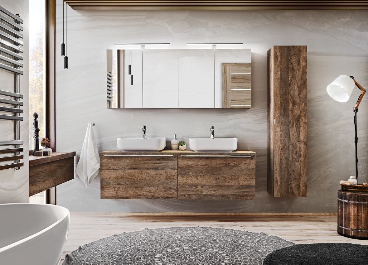 Comad Sante Fe Oak szafka 35x33x160 cm boczna wisząca dąb SANTA FE OAK 80-01-A-1D2S