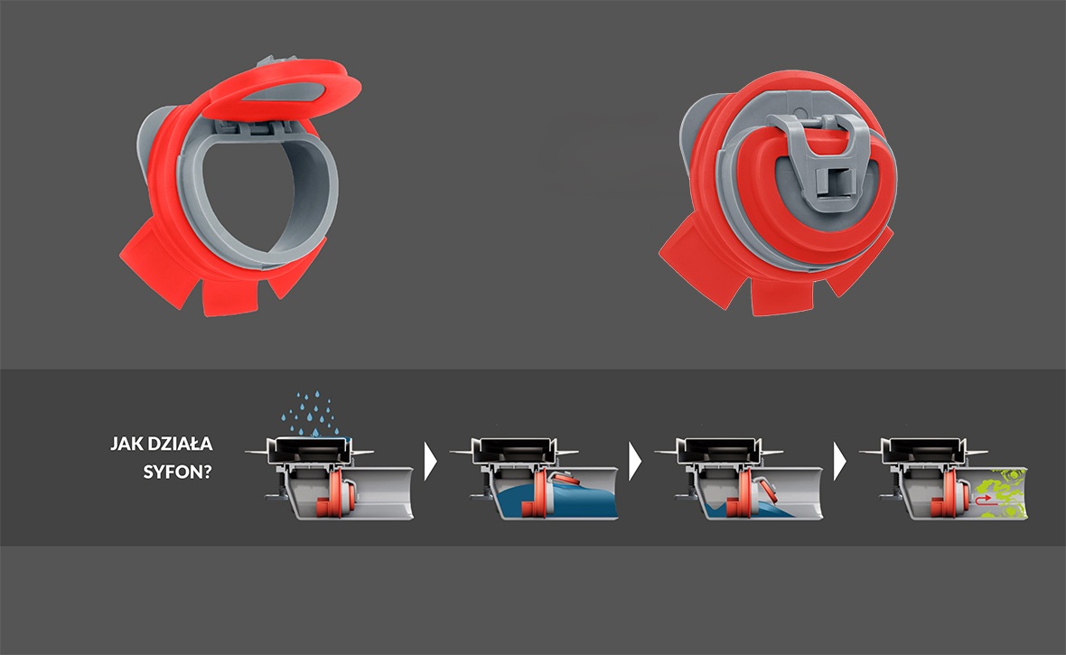 Cersanit Tako suchy syfon S204-066