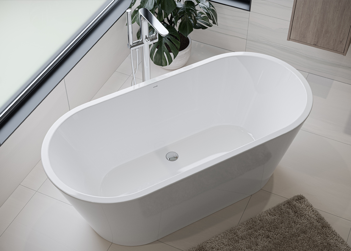 Cersanit Crea wanna wolnostojąca 160x75 cm owalna biała S301-300