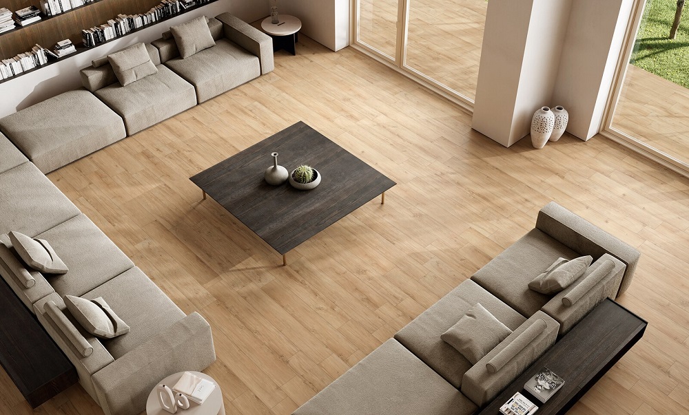 Durstone Michigan płytka ścienno-podłogowa 120x20 cm brązowa