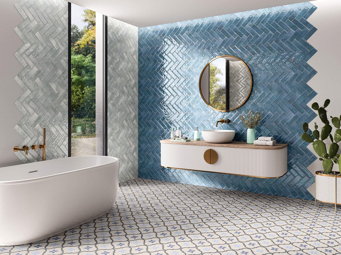 El Barco Vogue dekor ścienny 20x6,5 cm niebieska