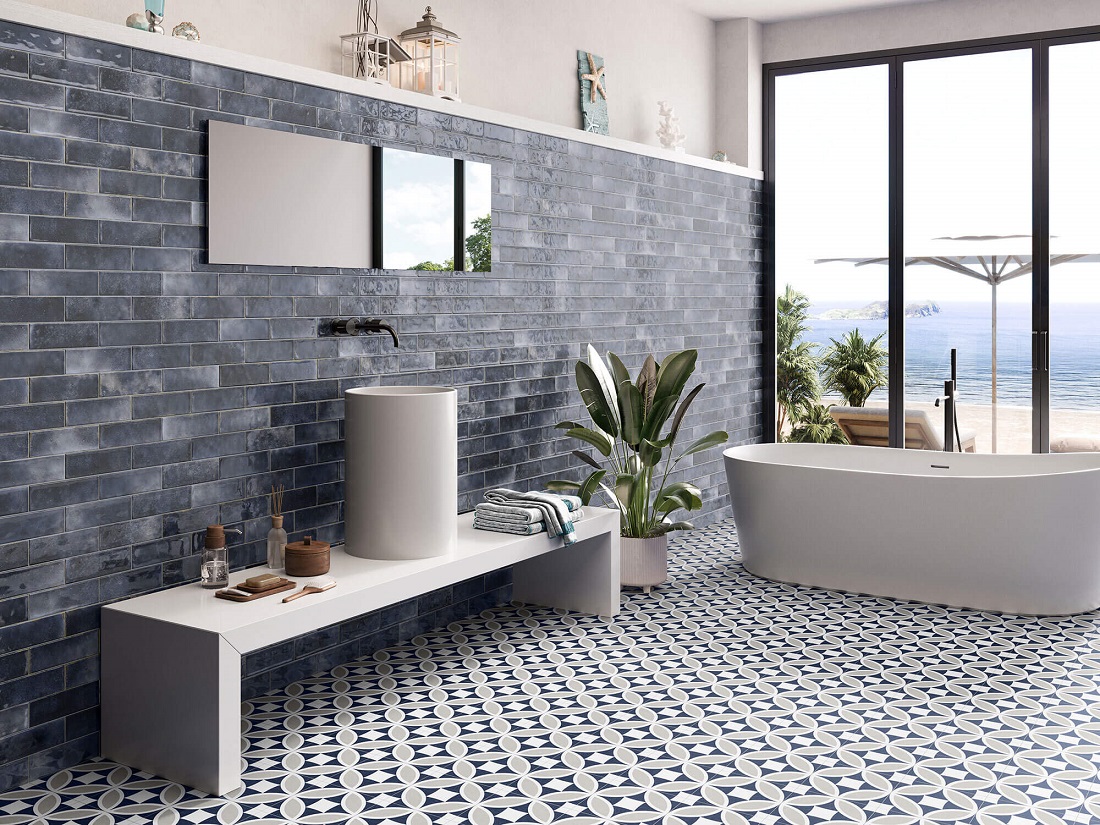 El Barco Vogue dekor ścienny 20x6,5 cm niebieska