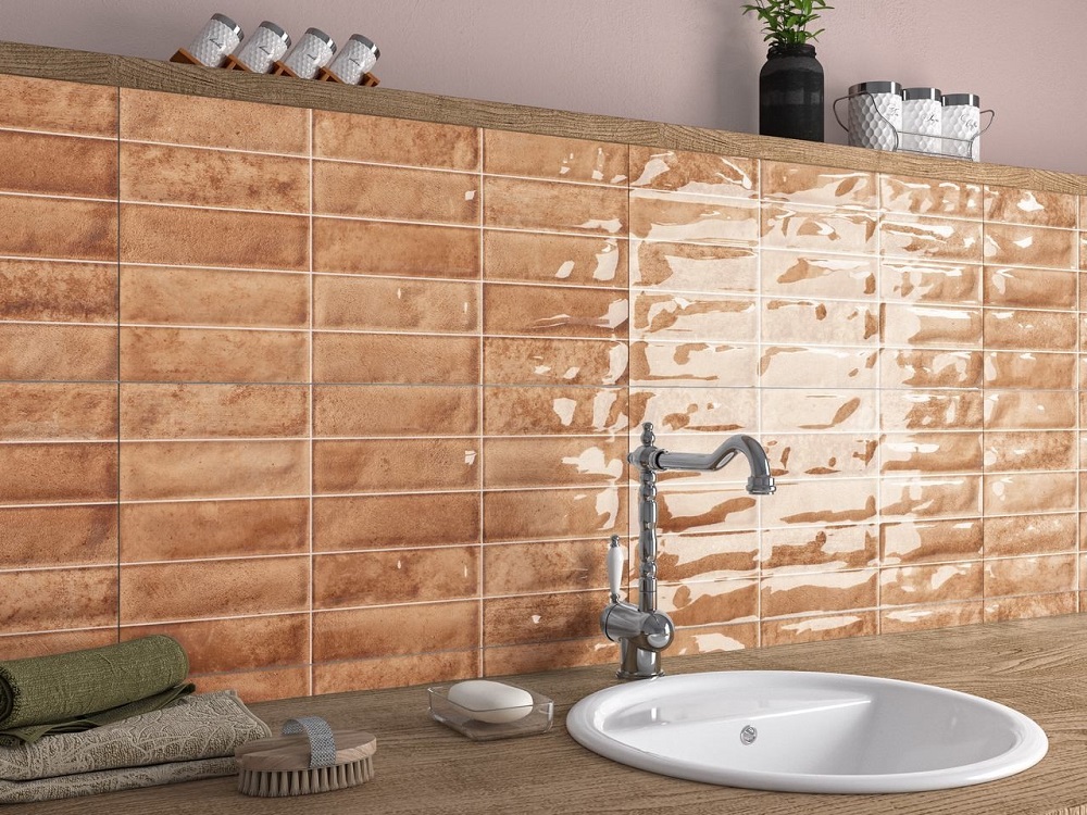 Ecoceramic Pool Cotto płytka ścienna 60x31,6 cm