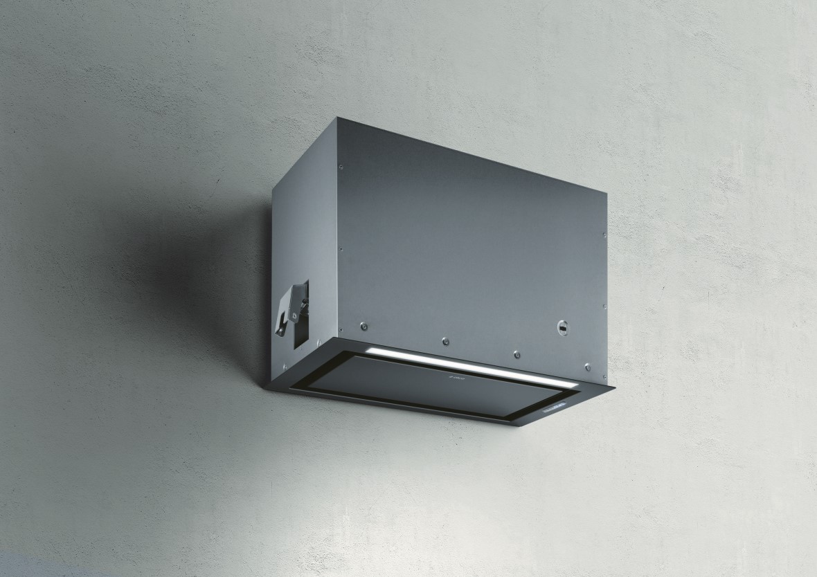 Elica Lane okap kuchenny 52 cm podszafkowy czarny PRF0178832