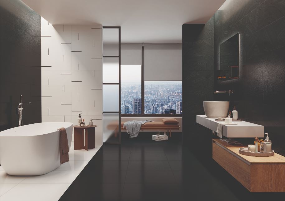 Fanal Universe płytka ścienno-podłogowa 60x60 cm czarna