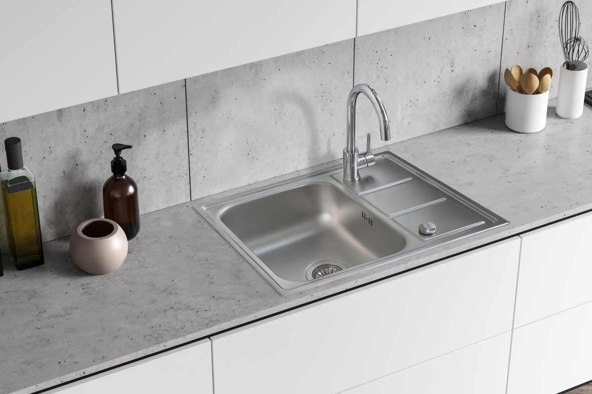 iceBerg Mango bateria kuchenna stojąca chrom BQMN1CHQ