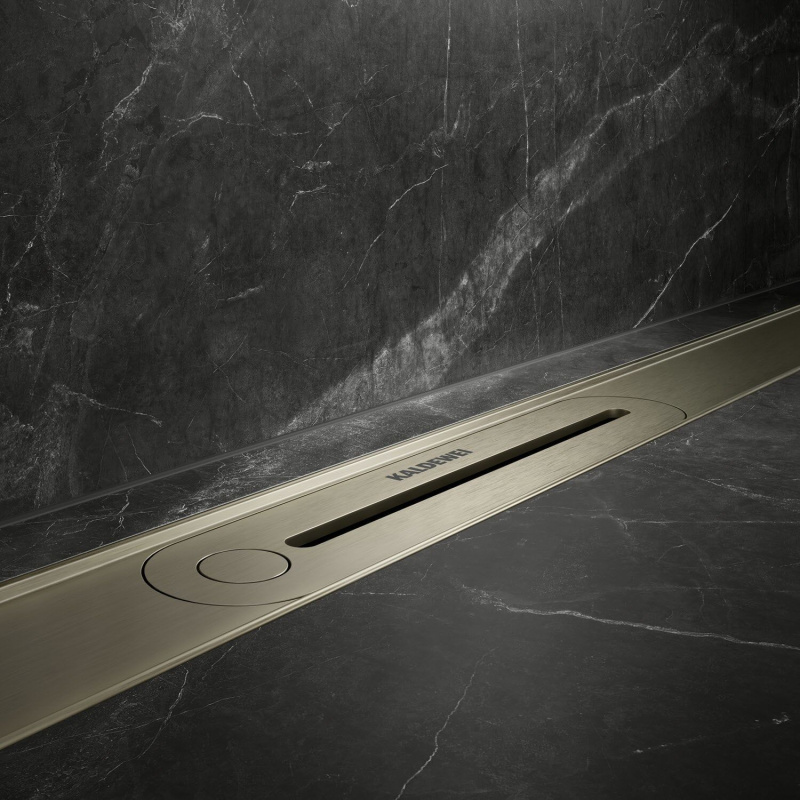 Kaldewei FlowLine Zero ruszt odpływu liniowego 150 cm model 2402 szampański szczotkowany 940200010931