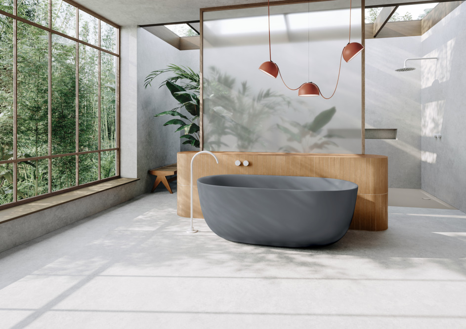 Kaldewei Meisterstück Oyo Duo wanna wolnostojąca 173x82 cm owalna model 1051-4034 cool grey 205143530665