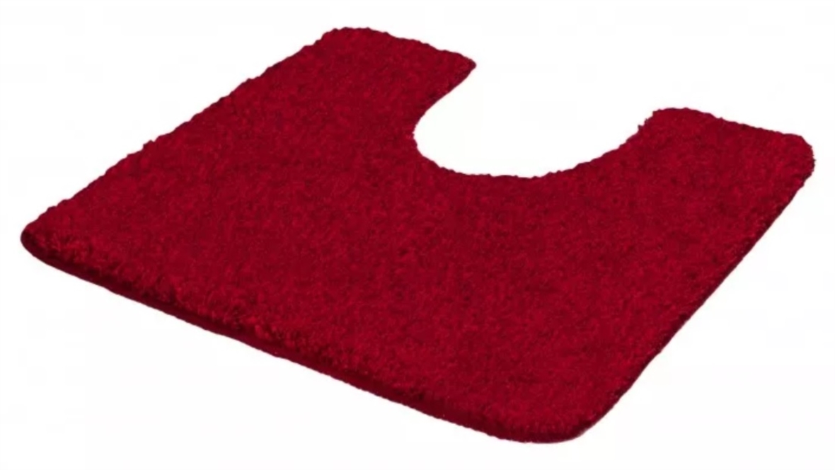 Kleine Wolke Seattle dywanik łazienkowy 55x50 cm pod WC poliester Pomegranat 4071468130