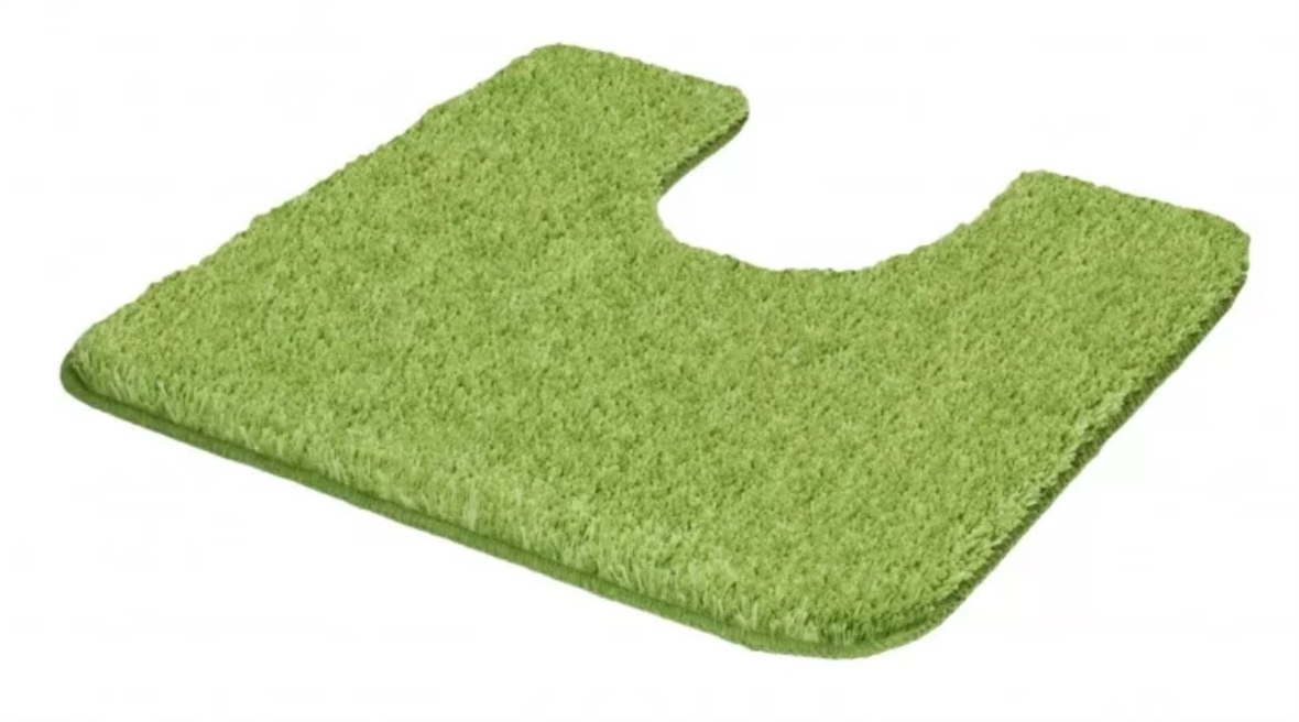 Kleine Wolke Seattle dywanik łazienkowy 55x50 cm pod WC poliester Kiwi Green 4071615130