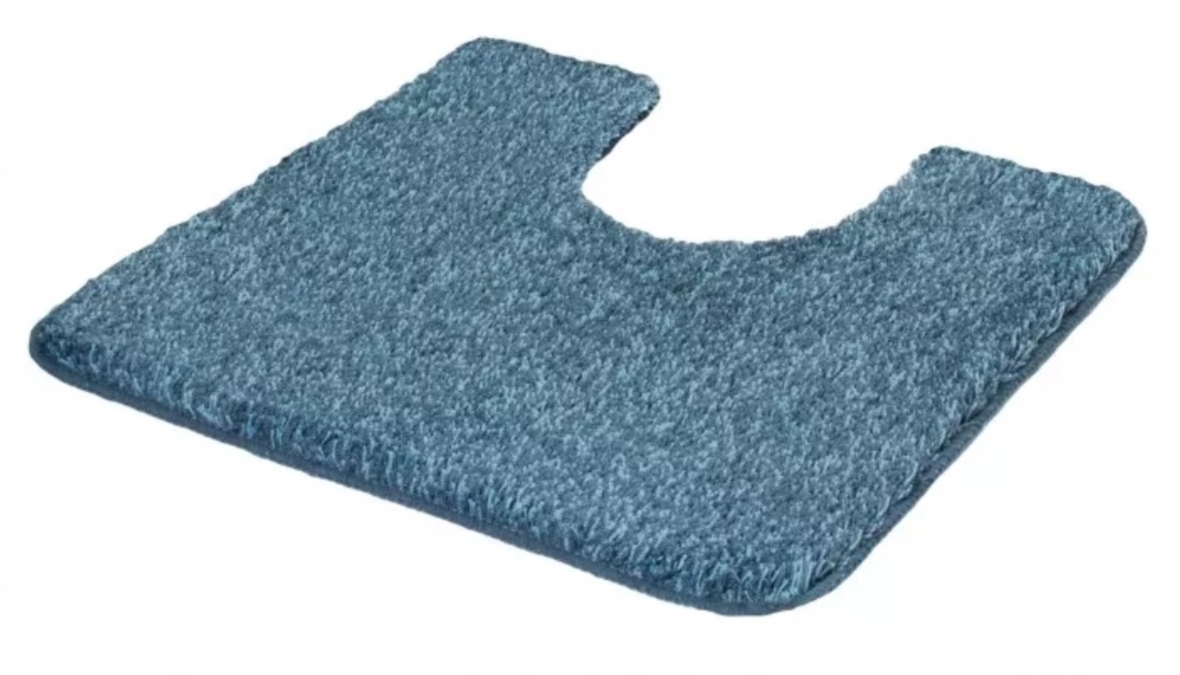 Kleine Wolke Seattle dywanik łazienkowy 55x50 cm pod WC poliester Ice Blue 4071754130