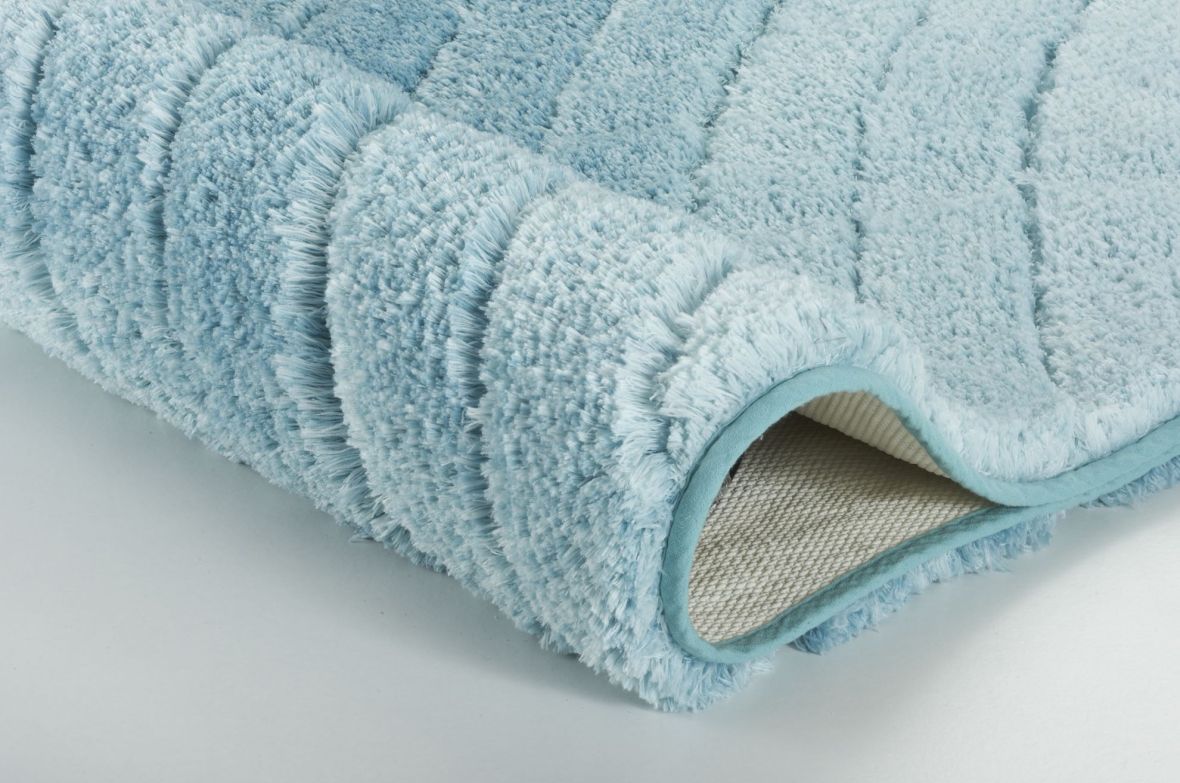 Kleine Wolke Tender dywanik łazienkowy 100x60 cm prostokątny niebieski opal 4099649360