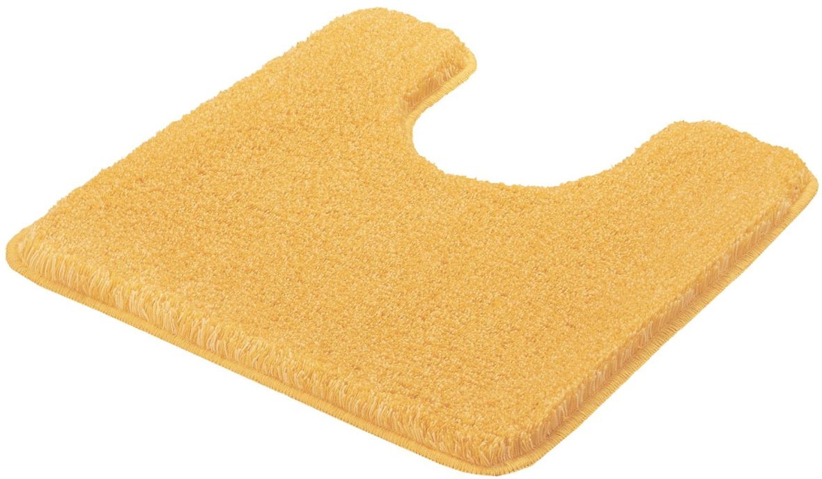 Kleine Wolke Relax dywanik łazienkowy 55x55 cm pod WC żółty mimose 5405553129