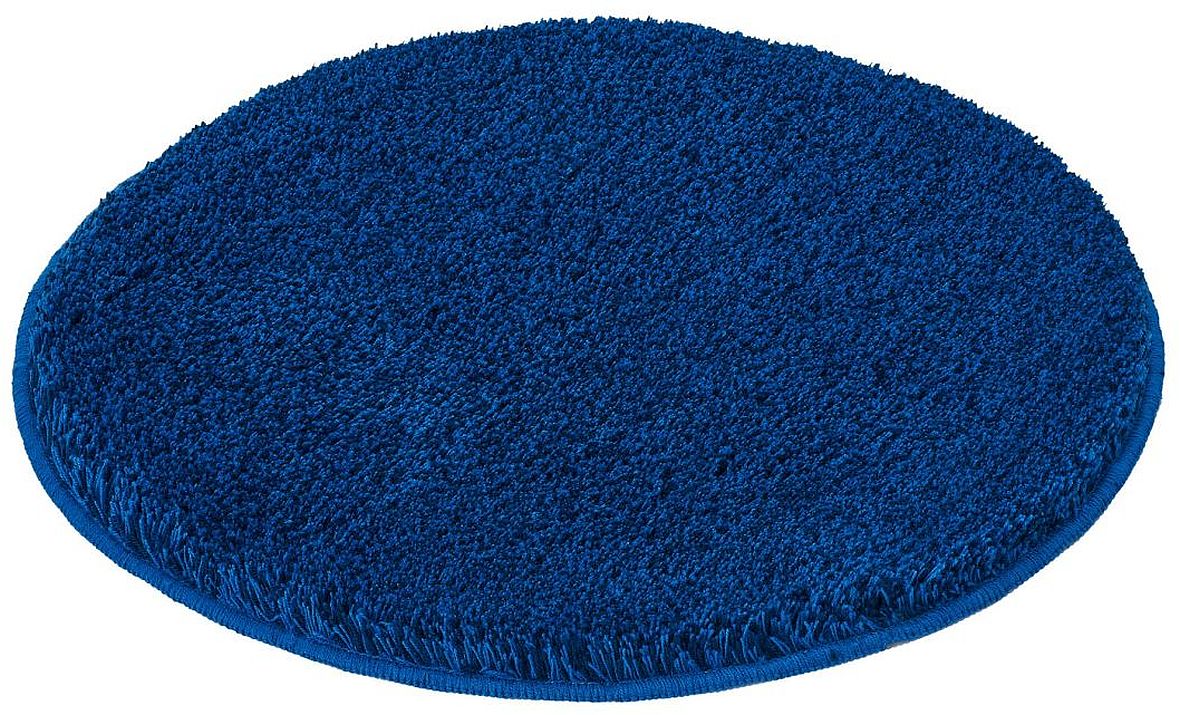Kleine Wolke Relax dywanik łazienkowy 100x100 cm okrągły niebieski atlanticblue 5405736521
