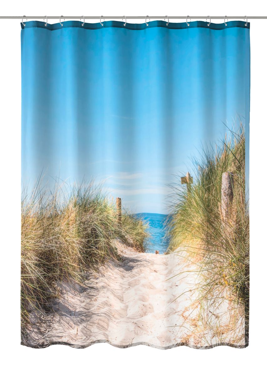 Kleine Wolke Borkum zasłona prysznicowa 200x180 cm wielokolorowy 7830148305