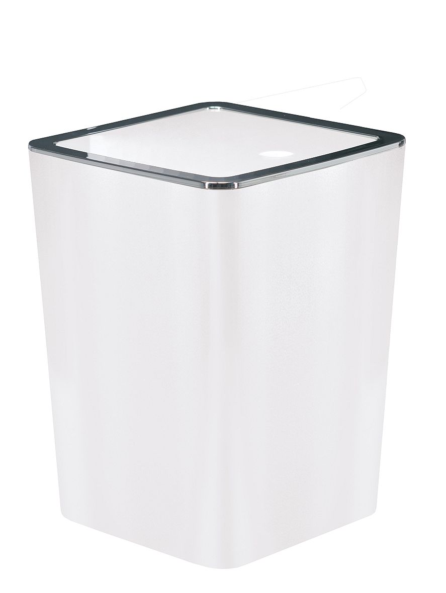 Kleine Wolke Match kosz na śmieci 5 l biały 8484100858