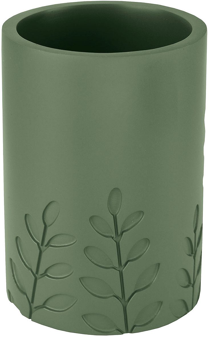 Kleine Wolke Brace kubek na szczoteczki stojący zielony mat 8671612852