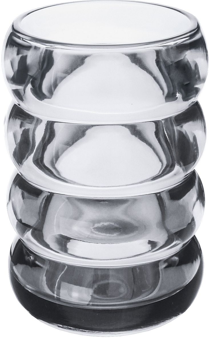 Kleine Wolke Verro kubek na szczoteczki szkło-szary 8691146852