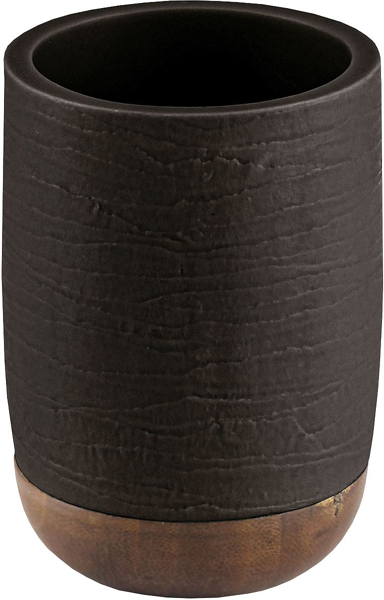 Kleine Wolke Harper kubek na szczoteczki czarny-brązowy 8694926852