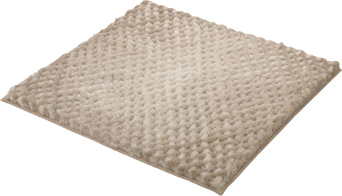 Kleine Wolke Cory dywanik łazienkowy 60x60 cm kwadratowy beżowy Pearl 9121398135