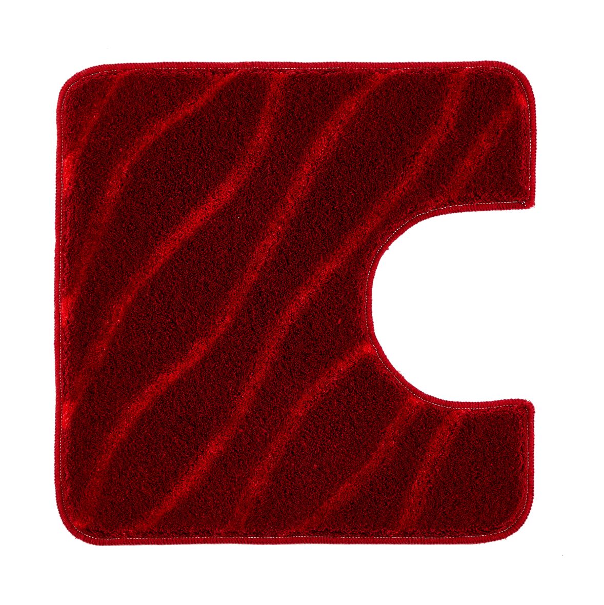 Kleine Wolke Tram dywanik łazienkowy 55x55 cm pod WC czerwony 9189468129