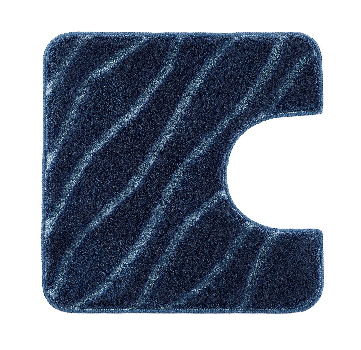 Kleine Wolke Tram dywanik łazienkowy 55x55 cm pod WC niebieski 9189783129