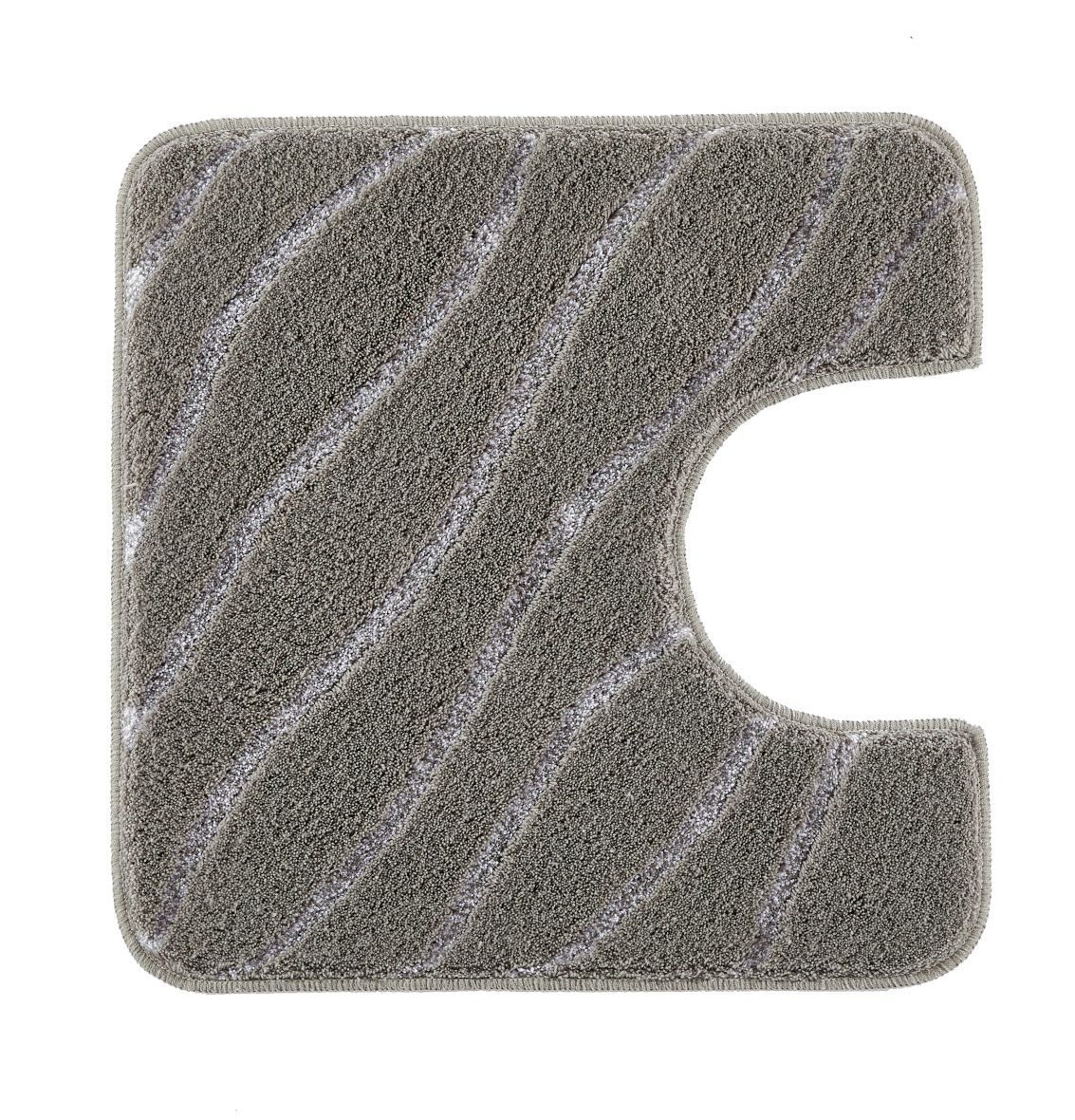 Kleine Wolke Tram dywanik łazienkowy 55x55 cm pod WC szary 9189901129