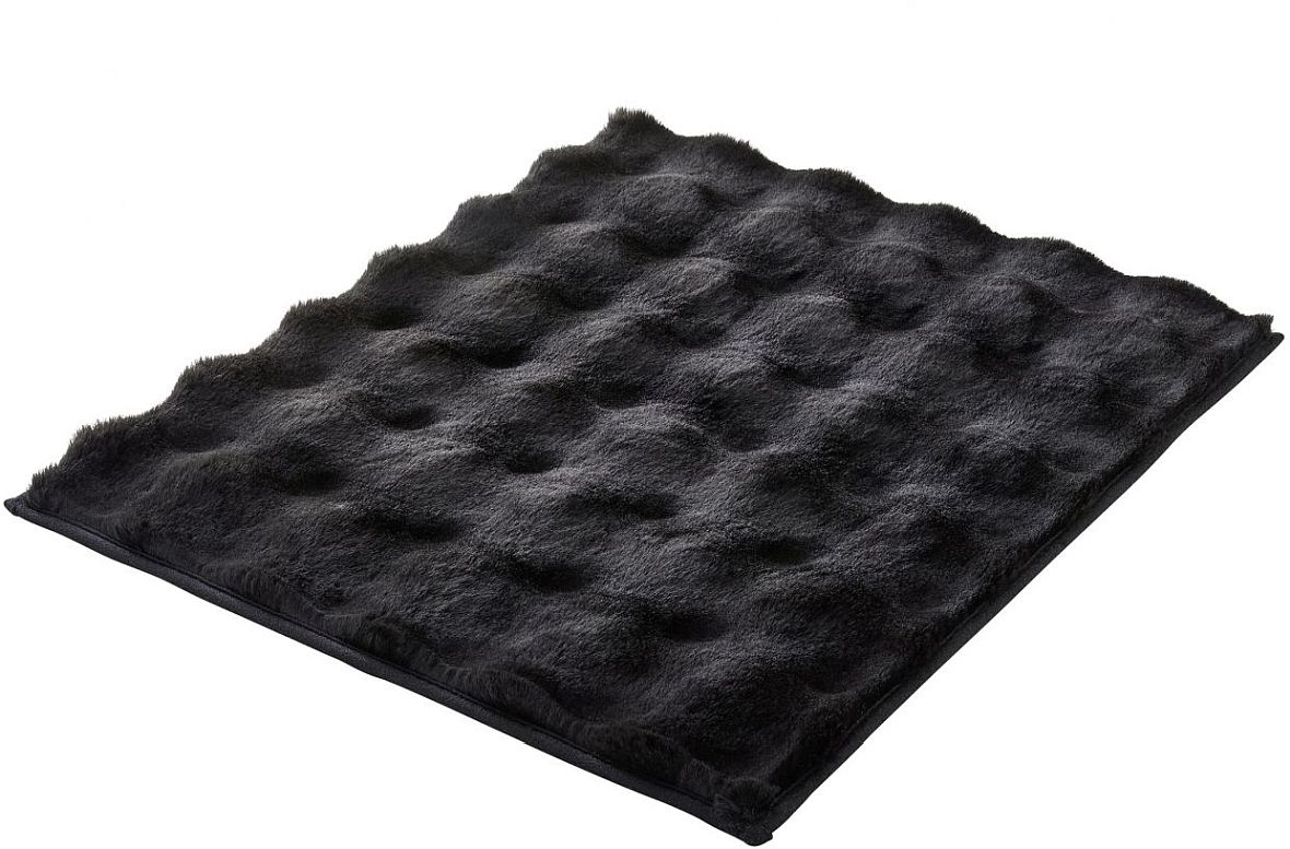 Kleine Wolke Cloud dywanik łazienkowy 65x55 cm prostokątny czarny 9198926433