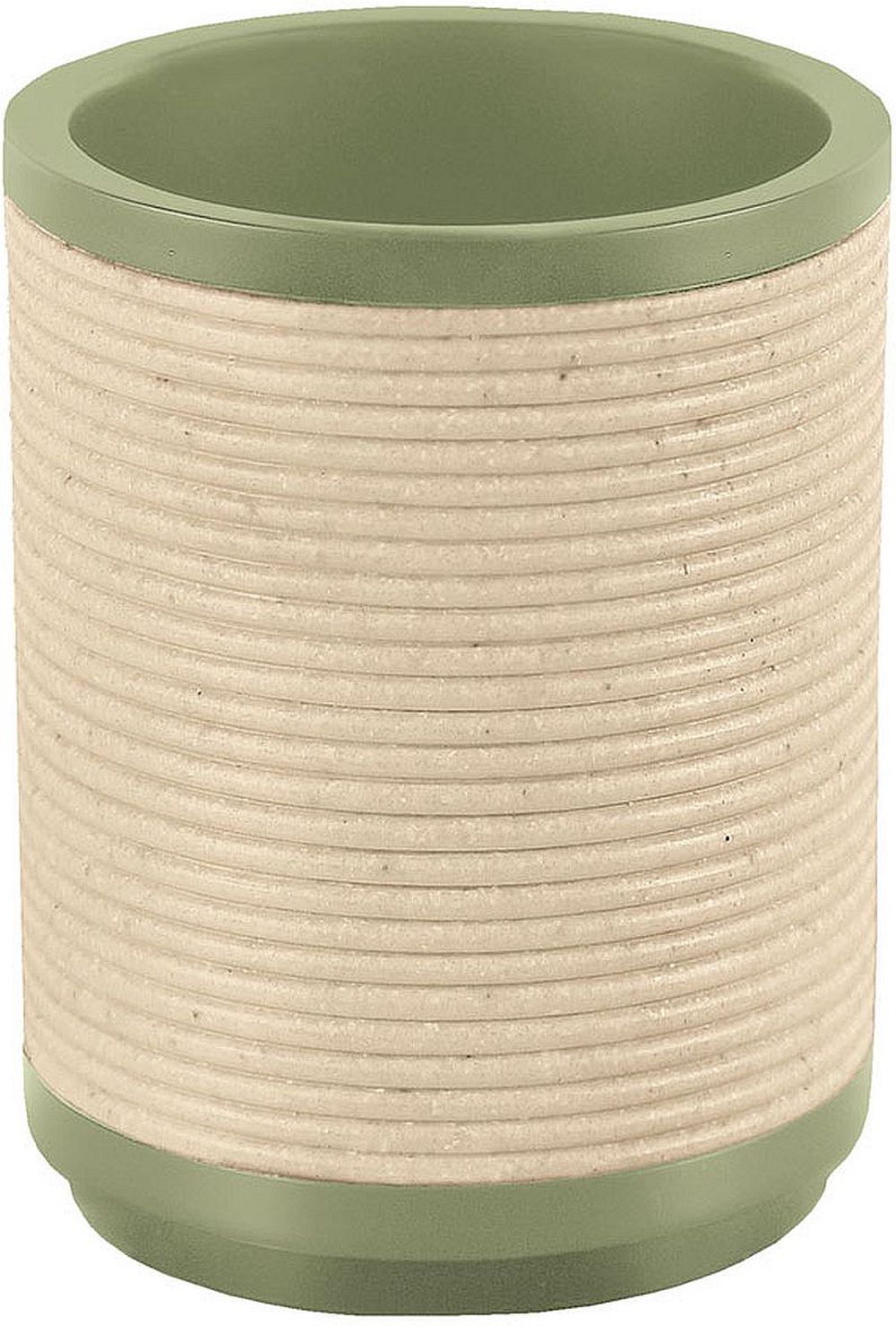 Kleine Wolke Runa kubek na szczoteczki zielony/beżowy 8087616852