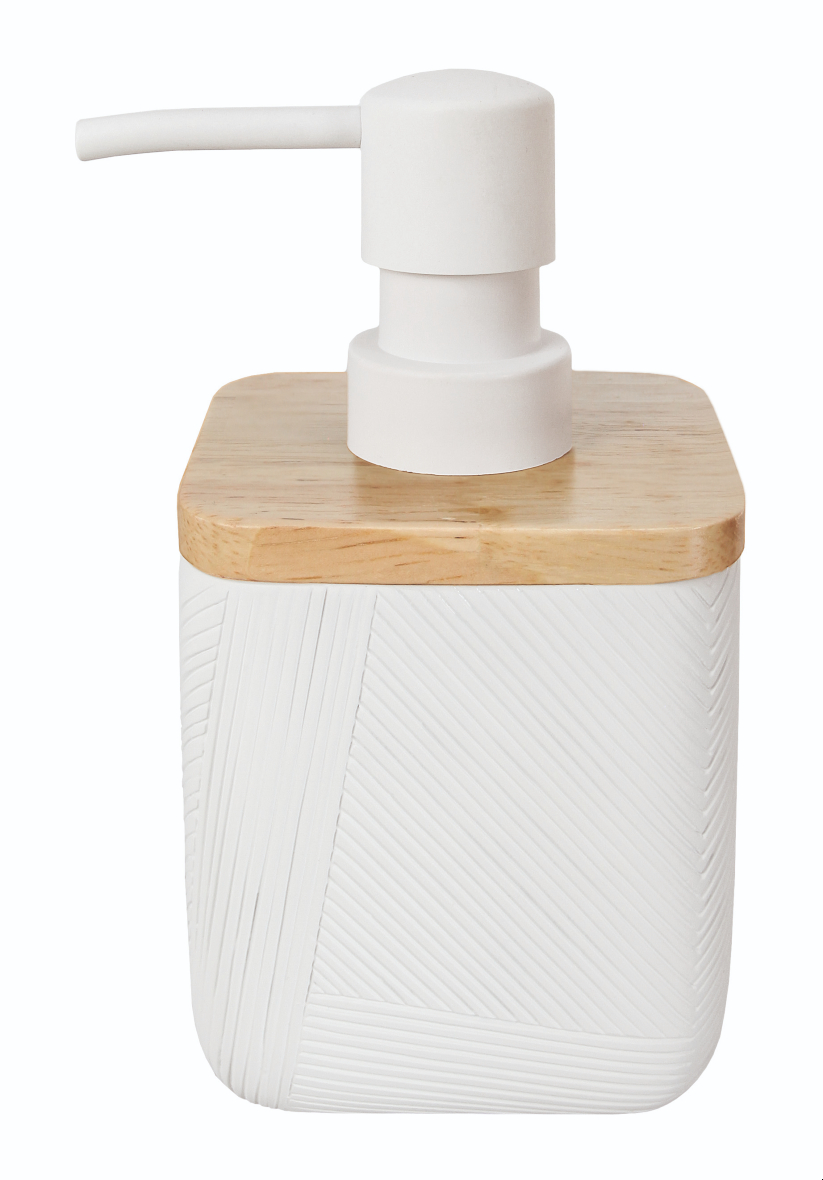 Kleine Wolke Crossover dozownik do mydła 310 ml biały/bambus 8094100854